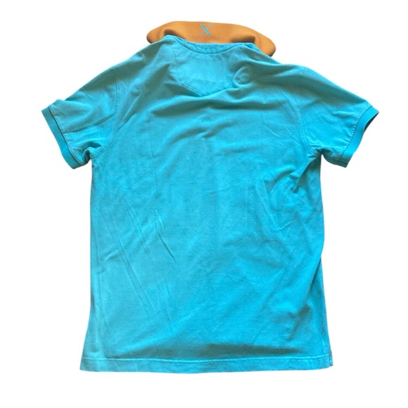 Robert Graham Cotton Pique Polo Turquoise - Picture 2 of 5